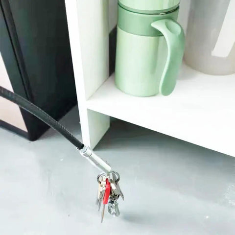 Ultra Slim Drain Snake Clog Remover Tool With Flexible Grabber Reacher Claw For Sink Tub And Toilet Narrow 0.28 Inch Tube 118 Inch Drain Auger For Hair Debris And Tiny Trash Easy Push And Pull Cleaning Access