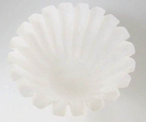 Wave Style Coffee Filter Papers For 2 To 4 Cups 150 Sheets 50 X 3 White Conifer Pulp for Wave Dripper 185 Type Zi