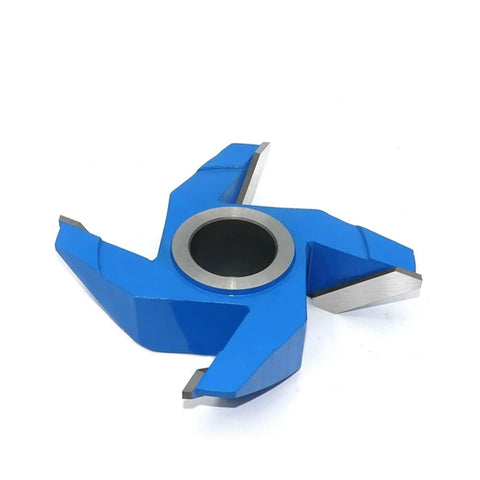 Big League Carbide Tipped Shaper Cutter Head For 45 Degree Wood Doors Vertical Milling Machine Four Wing Router Bit