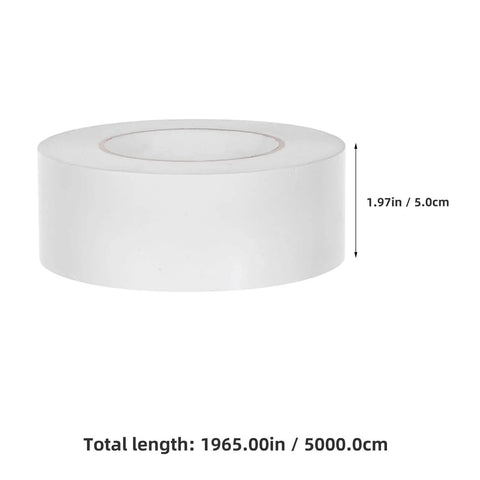No Gimmicks Solid Grip Clear Double Sided Tape For Wall Mounting And DIY Fixes Weather Proof Invisible Adhesive Roll, 1.97 in wide.