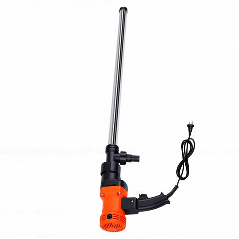 Jiawu Electric Drum Pump With 90Cm Stainless Steel Tube for 200L and 220L Drums, featuring durable build and US plug.