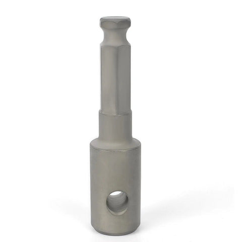 Beefy Heavy Duty Drill Bit Adapter Ground Drilling Attachment And Earth Auger Bit Adapter For Tough Soil High Torque Drilling Compatible With DDG460 Drill Durable Steel Build For Long Lasting Performance.
