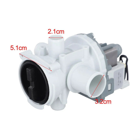 Heavy Duty Drain Pump With Motor PX-2-35 For Maytag Washing Machine WF-R1065S R1053 C863 C963 R853, showing dimensions and design.