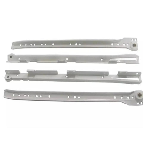 One Piece Iron And Nylon Wheel Drawer Slide With Steel Track Rail For Kitchen Cabinets Bedroom Dressers Bathroom Vanities And Outdoor Furniture Smooth Glide Durable 42mm Wide Quick Install Full Extension