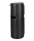 Boat Dock Fender Guard And Side Protector, Tough PVC Inflatable Shield for dock edge, 386 mm x 130 mm, black, side view
