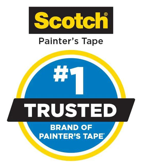 "#1 Trusted Brand of Painter's Tape badge for Greener Masking Tape 0.94 Inch Wide By 60 Yard Indoor Outdoor Painters Tape With Strong Adhesive Sustainable Core Made From 55 Percent Renewable Resources And 70 Percent Post Consumer Waste 1 Roll"