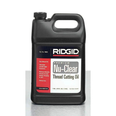 Nu Clear Thread Cutting Oil For Plumbing And Metalwork 1 Gallon Heavy Duty Pro Grade Lubricant Bottle