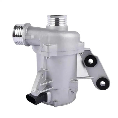 Premium AP03 Water Pump For BMW 1 Series And 3 Series E81 E90 Cooling System, silver metal design, side view.