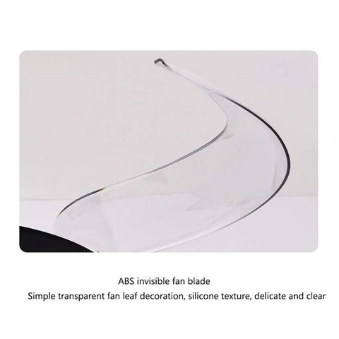 ABS invisible fan blade of 42 Inch Crystal Chandelier Ceiling Fan With Invisible Blades And Wall Control featuring slick airflow.