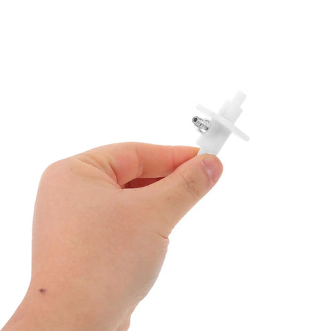 Hand holding Hydrogen Oxygen Machine Electrolysis Valve Go-To For Precise Water And Air Flow Control Handy Replacement Valve