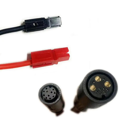 Connectors of Brushless Electric Bicycle Controller 36V 25A For 22 Inch Ebikes With Display Meter Compatible With Radwagon 4
