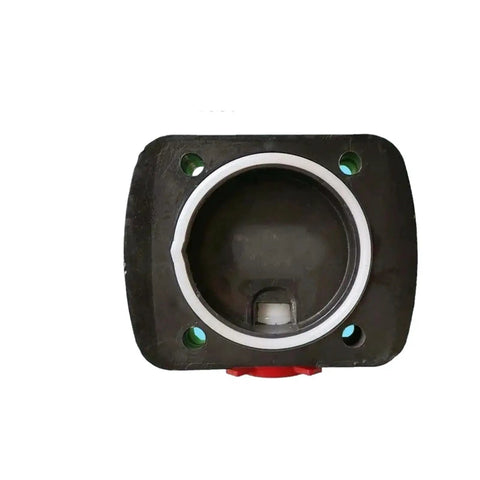 Single Head Outlet Kit For Soft Serve Ice Cream Machines With Caps Front Panel And Discharge Valve, Spare Parts Made For Quick, No Fuss Plug And Play Installation And Smooth, Reliable Discharging; front view