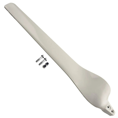 580mm Fiberglass Replacement Wind Turbine Blade For Small Turbines, Sturdy And Lightweight, Stable White FRP Blade For Outdoor Use