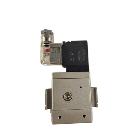 Heavy Duty Solenoid Valve With Soft Start Up Design Crushes The Heavy Lifting Smooth Operator Gear Built Tough For Daily Grind Reliable Industrial Replacement Part with clear view of wiring and connector.