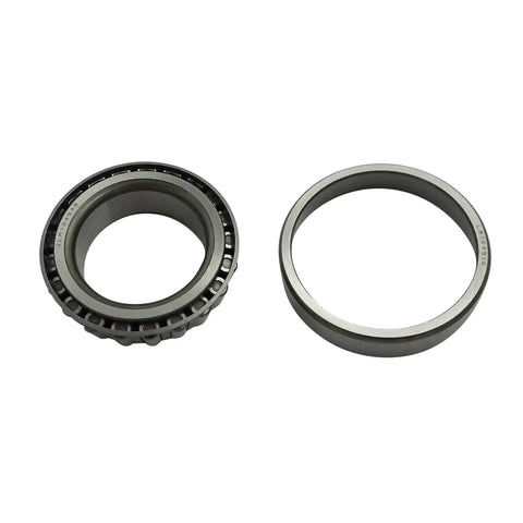 Top Shelf Tapered Roller Bearing 0009247314 Quick Drop Replacement For Linde E25 E35 E40 E45 E50 H25 H30 H35 H50 H60 H70 H80 Forklift showing inner and outer rings.