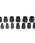 Rock Solid 13 Piece Nut Extractor Set With 3/8in Driver, High Density Chrome Molybdenum Steel Lug Remover Tool Kit For Stripped Rusted Bolts And Damaged Hex Screws That Actually Grip Tight, 13 sizes
