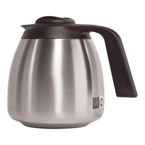 Seamless Thermal Carafe 1.9 L Black Vacuum Insulated Keeps Coffee Hot For Hours Holds 64 Oz Of Joe Brew Stainless Steel Interior
