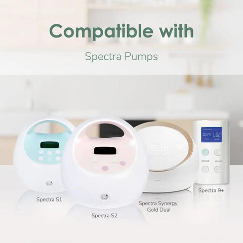 Backflow Protector Set For Spectra S2 S1 And 9 Plus Synergy Gold Breast Pumps Replacement Pump Parts on countertop