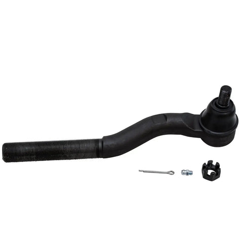 Front 4Pc Tie Rods Kit For 2007 To 2017 Jeep Wrangler Beefed Up Steering Off Road Ready With 2 Front Outer Tie Rods Upper Right Outer Tie Rod And Inner Tie Rod Pitman Arm, black steel tie rod end