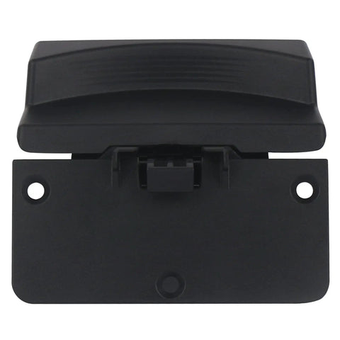 Center Console Armrest Latch Replacement For Dodge Ram 1500 2500 3500 4500 5500 2013 2018 black plastic front view