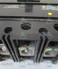 Heavy Duty Three Pole Circuit Breaker Featuring Adjustable Thermal Magnetic Trip For Dependable Industrial Power Routing Rated At 150 Amps And 600 Vac With 250 Vdc showing terminals and adjuster detail.