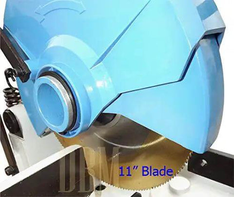 Professional 11 Inch Cold Cut Circular Saw With Swivel Base And Heavy Duty Stand 110 Volt Single Phase Motor blade detail