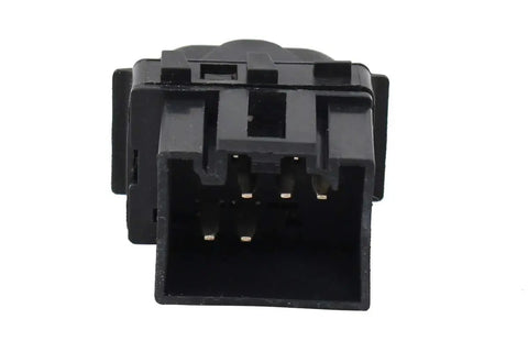 Back view of Front Right Power Window Switch Single Button Replacement For Ford F150 Crown Victoria Expedition Lincoln Mark LT Mercury Grand Marquis Marauder 2003 2008 Front Right Rear Left Driver Passenger Side with connector.