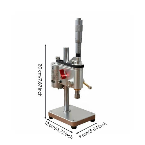 Mini Drill Press For Hobbyists And Jewelers Portable Bench Drill With ER11 Chuck And Micrometer Dope Pro Grade Precision Cross Slide Vise