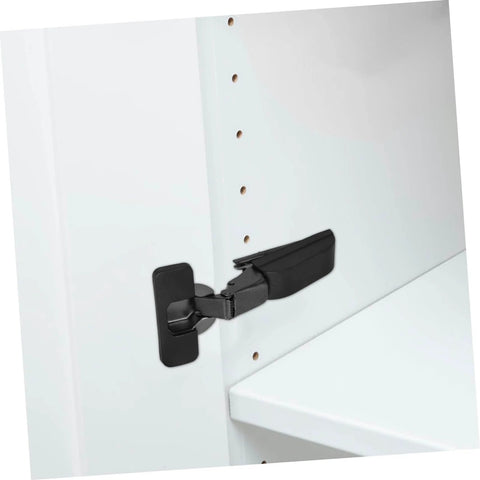 Installed black Soft Close Damping Cabinet Hinges For Kitchen Cabinets Wardrobes And Furniture With Quiet Closure And Smooth Operation Easy
