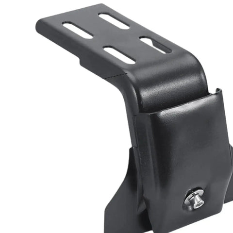 Close-up of Heavy Duty Roof Rack Mount Brackets For SUVs And MPVs Gutter Clamp System showing alloy construction