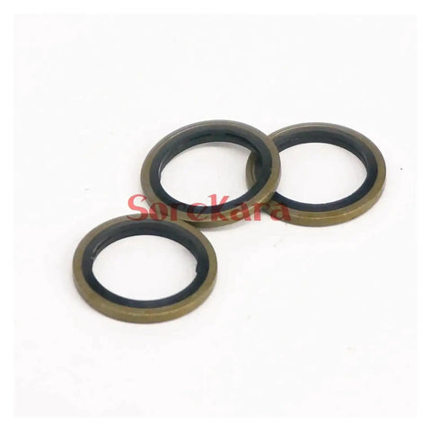 Pro Grade Bonded Nbr Sealing Washer Self Centering Oil Seal Gasket Fits Hydraulic Systems Iron Plate Leak Proof Durable Rubber Engine Car Repair Reliable Fix Fluid Tightness Ensured Best Deal Mechanics Leak Free Work Guaranteed Results, NBR seals