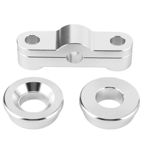 Front And Rear Shifter Bushing Kit For Honda Civic Del Sol CRX Integra With B Series Engine Aluminum Alloy Upgrade, two rings and bracket