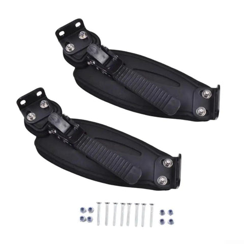 Ride Ready Adjustable Aluminum Foot Holder Strap For Electric Skateboards And Off Road Longboards Secure Rubber And Nylon Fastening Belt In Blue Easy Install Durable Buckle Keeps Your Feet Locked In