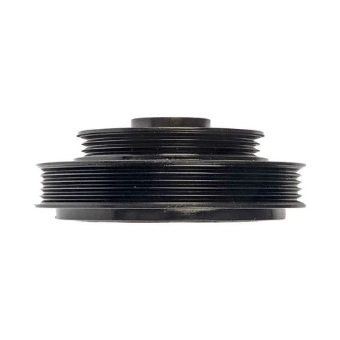For Toyota Camry 1990 1991 Harmonic Balancer Black Direct Fit Serpentine Drive Belt With Keyway And Degree Markings Side View