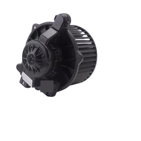 Premium Heat Blower Motor Assembly Replaces 97113 G2000 For Hyundai Ioniq Plus Kia Niro Electric Models side view with heavy duty impellers.