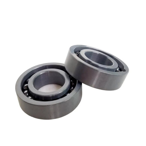 Bulletproof Si3n4 Ceramic Ball Bearing 6902 15x28x7 Mm displayed at an angle showing the heavy-duty design and smooth finish.