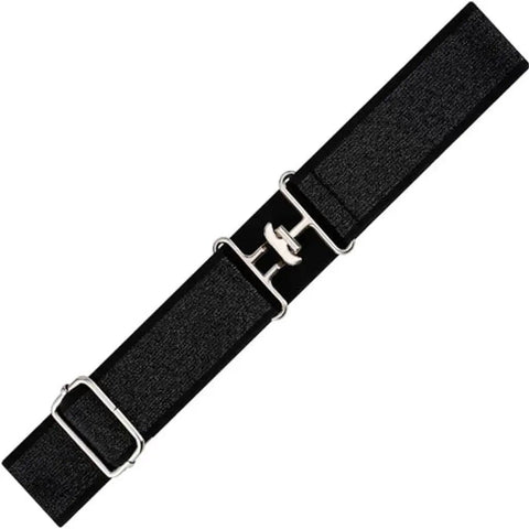 Elastic Horse Riding Belt With Hook Buckle For Stable Comfort Waist Strap For Equestrians And Leisure Black Color
