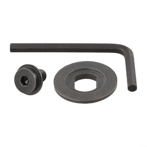Heavy Duty Steel Outer Clamp Washer And Circular Saw Bolt Kit For DCS391 DCS390 Replacement Parts with Flange Set shown