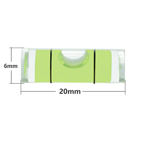 30 Piece Rock Solid Round Bubble Levels Mini Circular Bullseye Spirit Level for Camera Tripod Telescope, 20mm acrylic vial