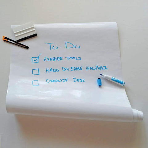 Removable Chalkboard Peel And Stick Wallpaper In Black For Quick Room Makeovers Self Adhesive Surface For Notes And Art