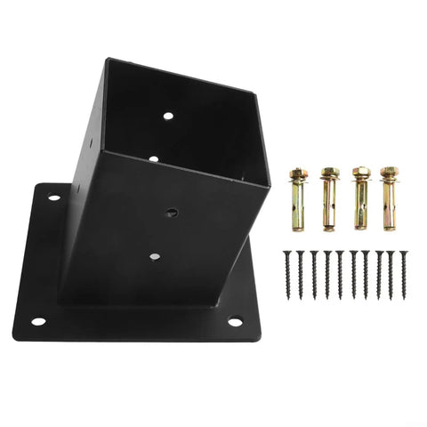 15 Degree Slanted Roof Pergola Bracket Kit For Wall Mount Corner Support Fits 4x4 Lumber Beams Elevates Outdoor Backyards Gazebos And Porches With Durable Drainage Optimized Design