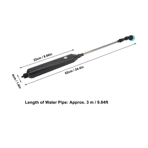 Go-To Electric Garden Sprayer For Easy Watering And Dosing, 9.8Ft Hose, Adjustable Spray, lightweight wand with dimensions