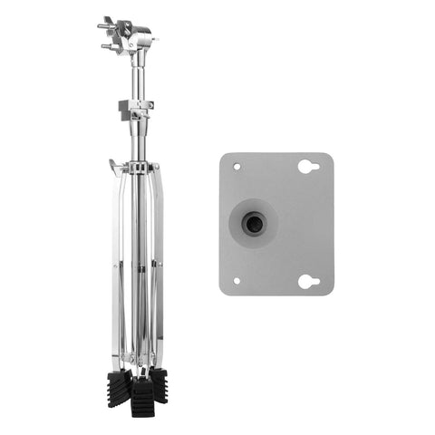 Rock Solid Electronic Mounting Stand With Plate For Drum Pads And Modules Heavy Duty Double Braced Rig Fits Sample Pad Pro Sample Pad 4 Roland Pads Anti Slip Feet Steel Construction