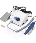 Multifunction Dental Grinder Rotary Tool With Adjustable Speed Pro Grade Power Low Noise Long Life Workhorse For Grinding And Polishing Foot Pedal Start Stable Performance For Pros And DIY Home Use White
