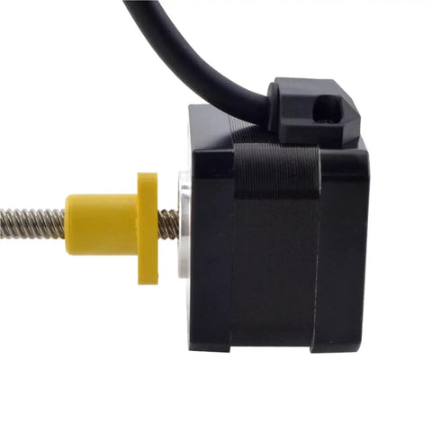 Side view of NEMA 17 Linear Stepper Motor 1.5A With 6.35mm Lead Screw 150mm Length 34mm Stack 1.8 Degree Step Z Axis Killer CNC And 3D Printer