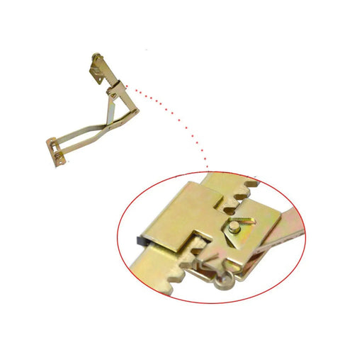 Close-up of Heavy-Duty Door Hinge With Silent Hydraulic Buffer, 18-Position Adjustable Self-Locking Furniture Hinge detail