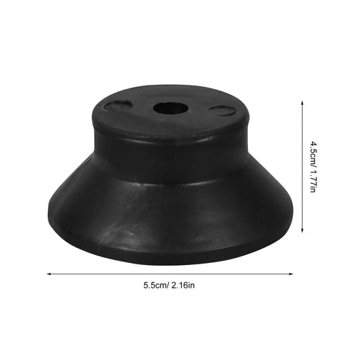 Solid 4 Piece 3d Printer Anti Vibration Feet Pads Rock Solid Rubber Shock Absorbers, black rubber pad for stabilizing prints.