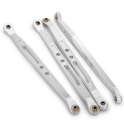 8 Piece Aluminum Alloy Chassis Linkage Rod Arm Set Upper And Lower Suspension Linkage For 1 By 10 Axial Wraith 90018 RC Car Upgrades