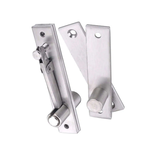 Heavy Duty Pivot Hinge for Wood Doors Stainless Steel Hidden Door Hinge for Secret Doors 360 Degree Rotation Visible Hinges