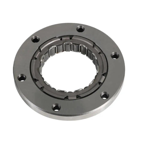 Heavy Duty Motorcycle Starter Clutch Bearing Quick Swap For Atv 500 600 650 Series Lu065608 102201-102-0000 metal design close-up view with internal teeth.